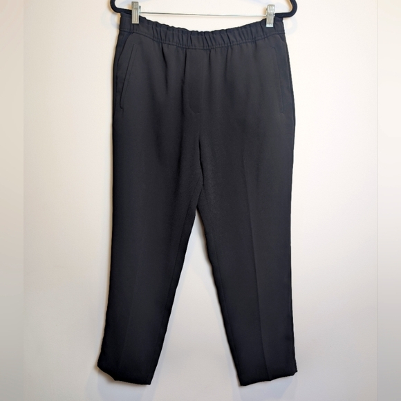 H&M Black Elastic Waistband Slacks Size 10 - Picture 1 of 5